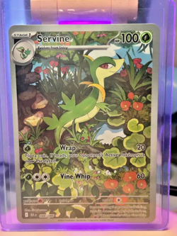 Servine 088/086 Black Bolt Pokemon TCG Illustration Rare Full Art English NM - Image 1