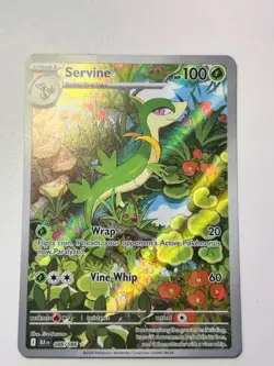 Servine 088/086 Black Bolt Pokemon TCG Illustration Rare Full Art English NM - Image 2