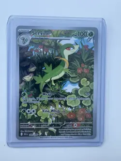 Servine 088/086 Pokemon TCG Black Bolt Illustration Rare Card English - Image 1