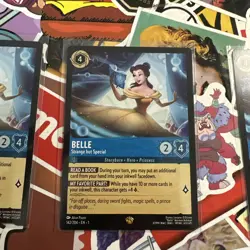 [1x] Lorcana Belle Strange but Special The First Chapter TCG Legendary 142/204~ - Image 3