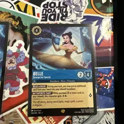[1x] Lorcana Belle Strange but Special The First Chapter TCG Legendary 142/204~ - Image 5