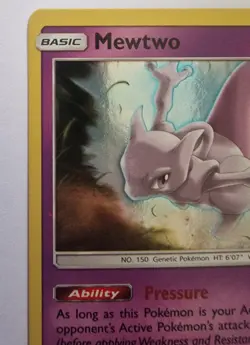 Pokemon TCG - Mewtwo - Black Star Promo - Holo Rare Card SM77. - Image 2