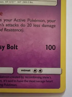 Pokemon TCG - Mewtwo - Black Star Promo - Holo Rare Card SM77. - Image 5