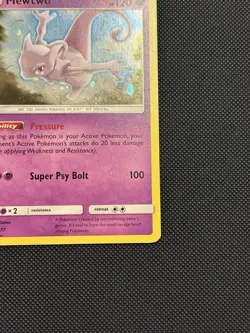 Pokemon Mewtwo SM77 Holo Black Star Promo TCG Card Sun & Moon Near Mint - Image 3