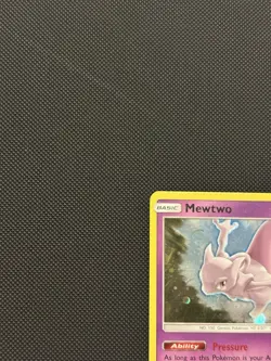 Pokemon Mewtwo SM77 Holo Black Star Promo TCG Card Sun & Moon Near Mint - Image 5