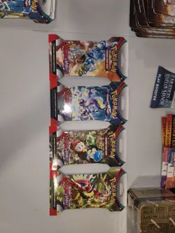 4 Packs Of Pokemon Trading Card Game Scarlet&Violet Booster Pack - Image 1