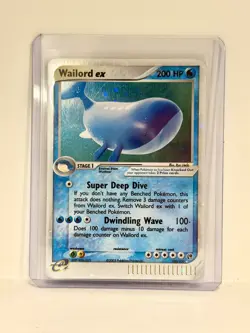 2003 Pokemon EX Sandstorm Wailord ex 100/100 Ultra Rare Holo - Vintage - Image 1