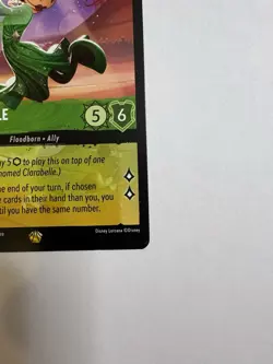 Disney Lorcana Clarabelle Light On Her Hooves Card 84/204 Shimmering Skies - Image 5