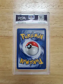 Pokemon PSA 8 NM/MT 2000 Dark Blastoise 1st Edition Team Rocket Holo Card Swirl - Image 2