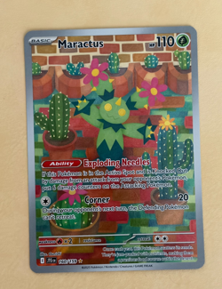 Maractus~Cute Pokemon Card~ Botanical Garden Gallery ~Nature - Image 1