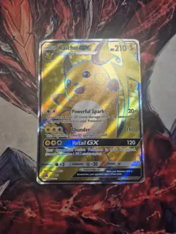 Raichu GX SM90 Sun & Moon Full Art Ultra Rare Holo Promo Pokemon Card NM - Image 1