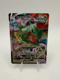 Pokemon TCG Crown Zenith Rayquaza VMAX Holo Ultra Rare Card 101/159 - Image 1