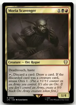 Moria Scavenger #63 (NM) Lord of the Rings LTC Magic MTG - Image 1