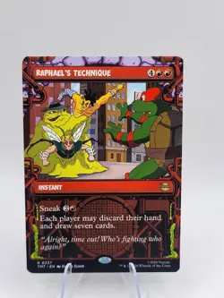 Raphael's Technique-Teenage Mutant Ninja Turtles-Borderless-Regular-237-NM - Image 1