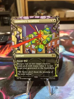 Leonardo's Technique (Showcase) Teenage Mutant Ninja Turtles Regular - Image 1