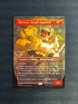 Maximus, Knight Apparent Foil M 2449 Fallout Secret Lair SLD MTG NM - Image 1