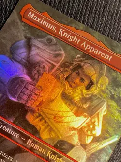 Maximus, Knight Apparent Foil M 2449 Fallout Secret Lair SLD MTG NM - Image 4