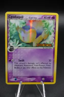 Cyndaquil [Reverse Holo] #45 Pokemon Dragon Frontiers LP/MP - Image 1
