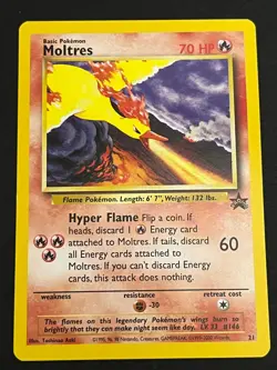Moltres 21 Promo Wizards Black Star Promos Near Mint - Image 1