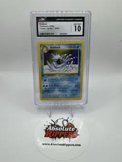 Pokemon Golduck Fossil 1st Edition 35/62 CGC GEM MINT 10 - Image 1