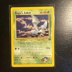 Pokemon TCG Koga's Zubat Gym Challenge 83/132 Regular - Image 1