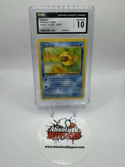 Pokemon Psyduck Fossil 1st Edition 53/62 CGC GEM MINT 10 - Image 1