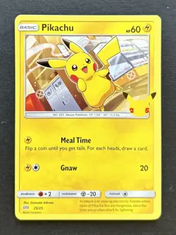 Pikachu Non Holo 25/25 McDonald’s Promo (2021) Pokemon TCG - Image 1
