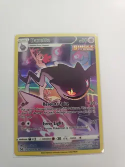 NM Pokemon Lost Origin Banette Full Art FA Trainer Gallery #TG07/TG30 - Image 1