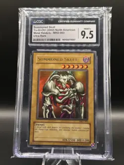 Summoned Skull Yu-Gi-Oh! (2002) Metal Raiders MRD-003 CGC 9.5 Mint+ - Image 1