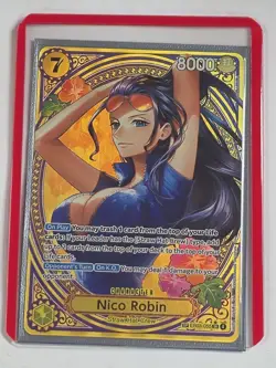 One Piece TCG Heroines Edition Nico Robin EB03-055 NM English SR SP - Image 3