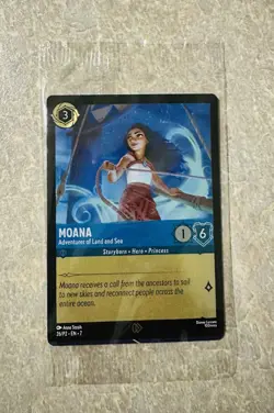 Disney Lorcana Moana - Adventurer of Land and Sea 26/P2 Promo AUS ENG Sealed - Image 2