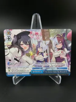 I'm Gonna Claim My Reward! AZL/S119-E127R RRR Azur Lane Vol. 2 Weiss Schwarz NM - Image 1