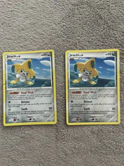 Jirachi - 7/111 - Reverse Holo & Holo- Rising Rivals - Pokemon Card - - Image 1