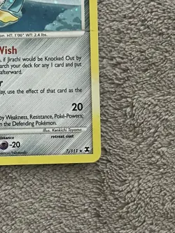 Jirachi - 7/111 - Reverse Holo & Holo- Rising Rivals - Pokemon Card - - Image 4