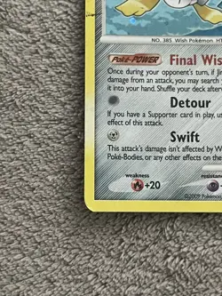 Jirachi - 7/111 - Reverse Holo & Holo- Rising Rivals - Pokemon Card - - Image 5