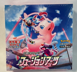 Pokemon Card Game Sword & Shield Fusion Arts Strike Mew Booster Box s8 Sealed - Image 1
