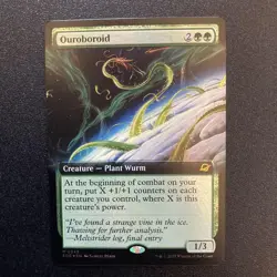 Magic The Gathering Ouroboroid English Extended Foil Card Used - Image 1