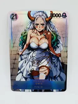 Goddess Story One Piece Yamato Wedding DIY Doujin Kawaii Art Holo Card - Image 1