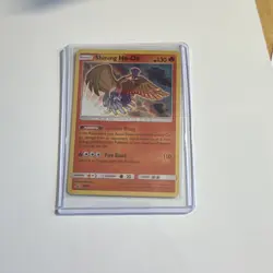 Pokemon TCG Shining Ho-Oh SM Promo Holo Basic 130 HP English SM70 Card - Image 1