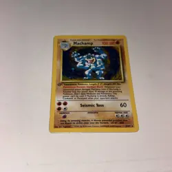 Pokemon TCG Machamp Base Set 8/102 Holo Rare 1st Edition - Image 2