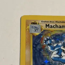 Pokemon TCG Machamp Base Set 8/102 Holo Rare 1st Edition - Image 5