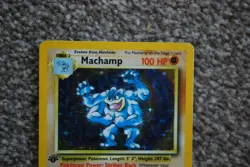 Pokemon TCG Machamp Holo 1st Edition Base Set #8/102 Holo Rare - Image 2