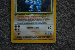 Pokemon TCG Machamp Holo 1st Edition Base Set #8/102 Holo Rare - Image 3