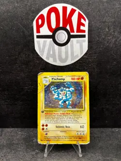 Machamp - 8/102 - Base Set - 1st Edition - Holo Rare - Pokemon TCG - Image 1