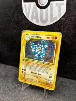 Machamp - 8/102 - Base Set - 1st Edition - Holo Rare - Pokemon TCG - Image 3