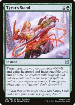 [MTG] Tyvar's Stand (190) (ONE) LP-HP - Image 1