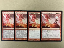 MTG 4x Elemental Appeal Zendikar Modern Magic the Gathering x4 LP - Image 1