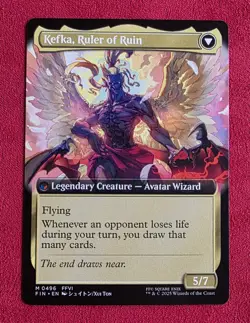 2025 MTG Final Fantasy Kefka, Court Mage (Extended Art) Regular 0496 - Image 2