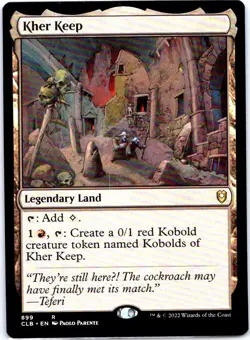 #899 Kher Keep Commander Legends: Battle for Baldur's Gate Rare - Image 1