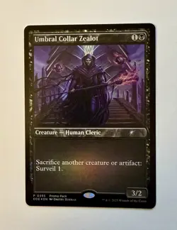 Umbral Collar Zealot #395 (Foil) (NM) Edge of Eternities Promo Pack Magic MTG - Image 1